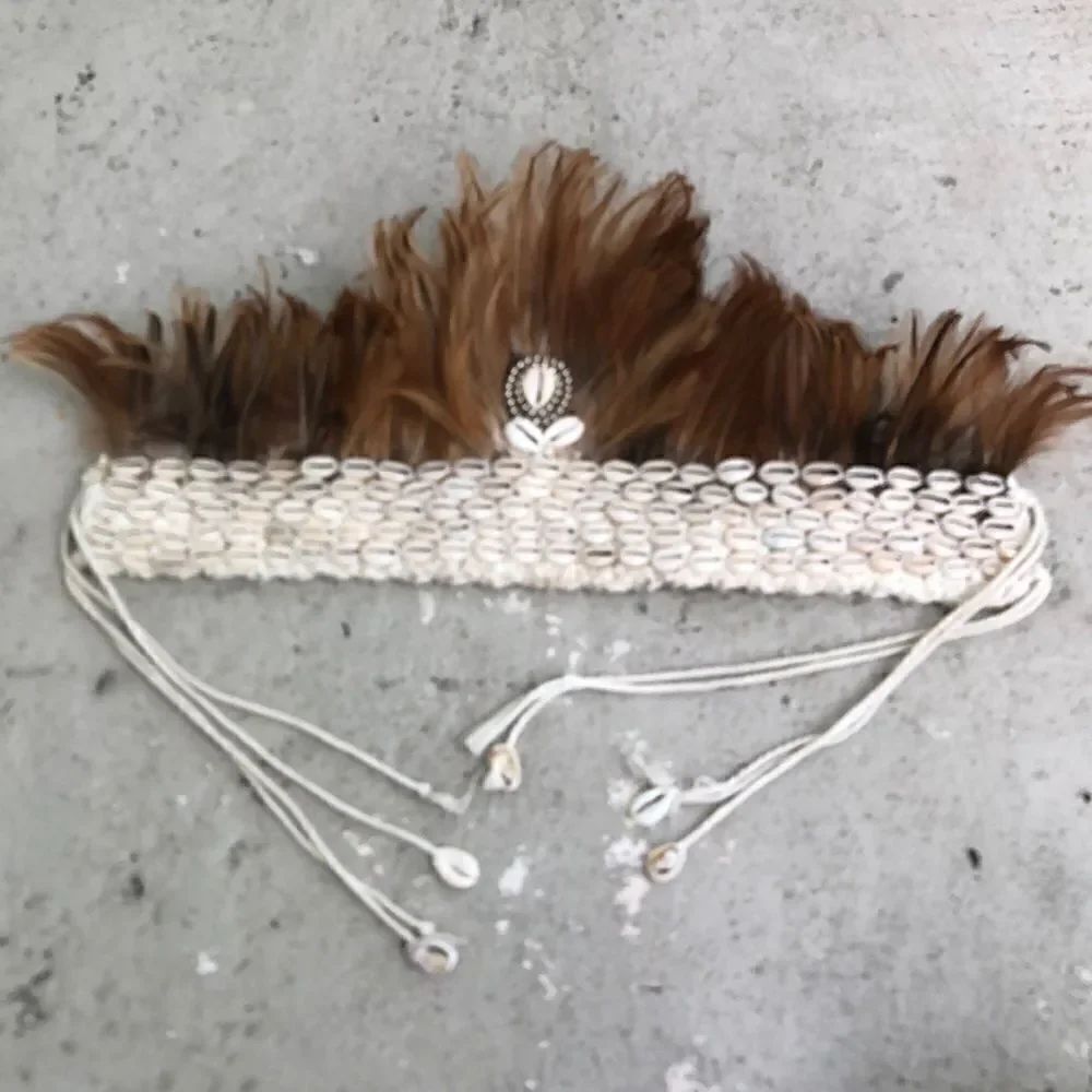 Feather  head dress
